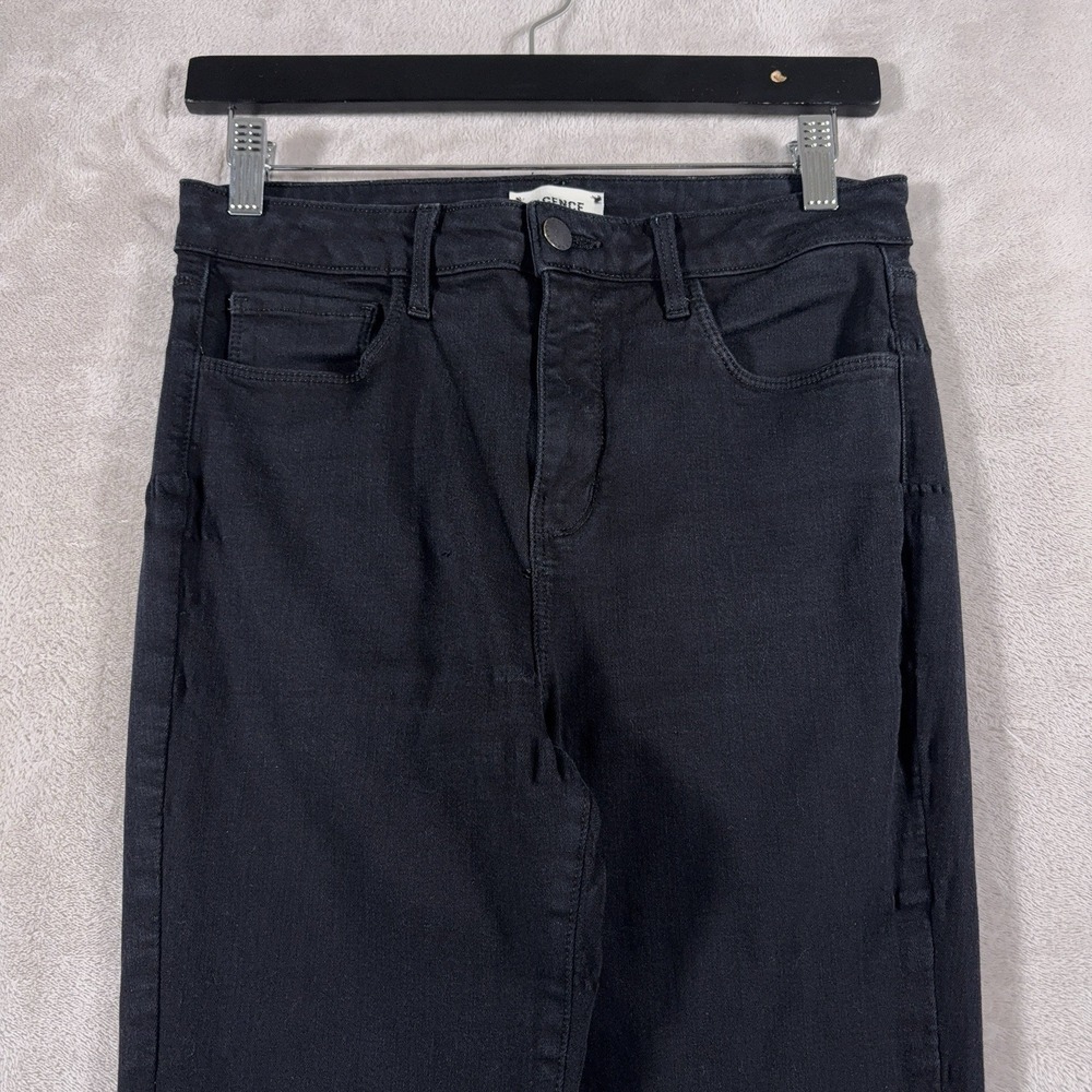 L'AGENCE Margot Jeans Womens 28x26 Black Skinny Noir Denim Pants Stretch - Picture 3 of 10